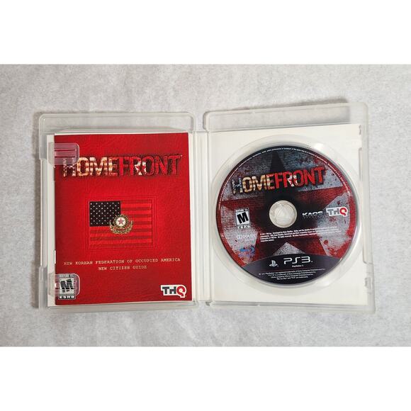 PS3 Homefront CIB THQ 2010 Sony PlayStation Pre-owned - Picture 3 of 4